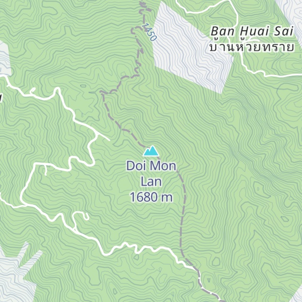 Map of Doi Mon Lan
