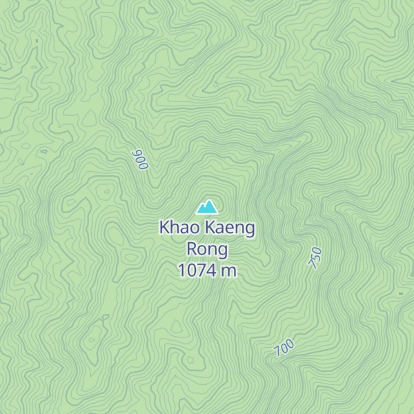 Map of Khao Kaeng Rong