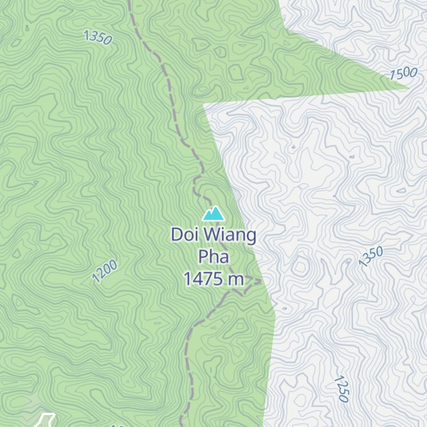 Map of Doi Wiang Pha