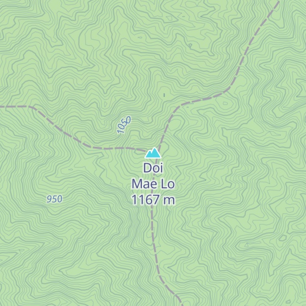 Map of Doi Mae Lo