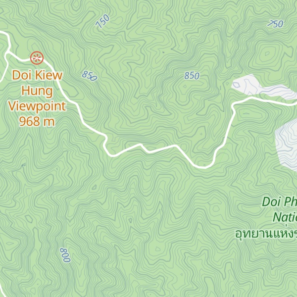 Map of Doi Rang