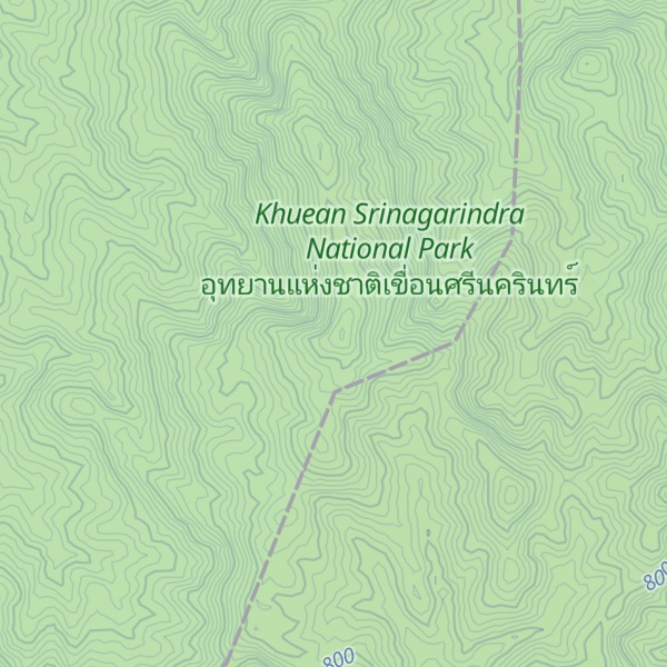 Map of Khao Plai Huai Hin Khao