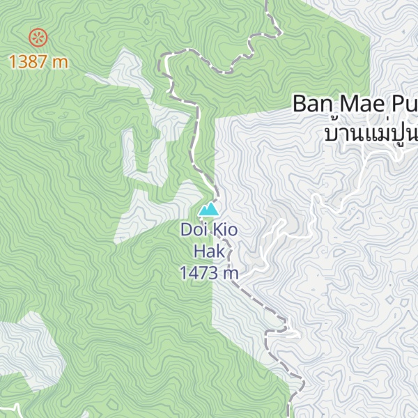 Map of Doi Kio Hak