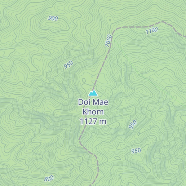 Map of Doi Mae Khom