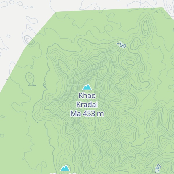 Map of Khao Kradai Ma