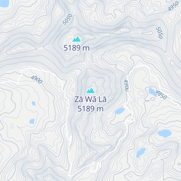 Map of Zā Wǎ Lā