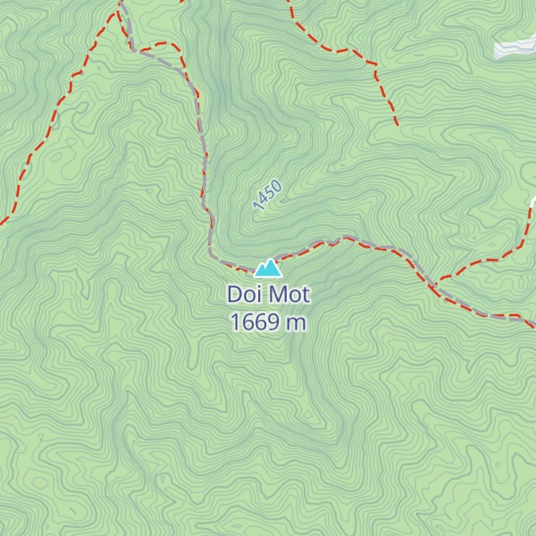 Map of Doi Mot