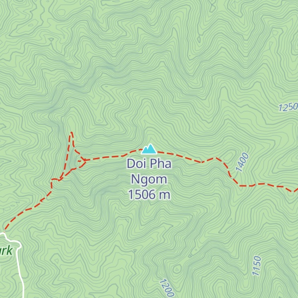 Map of Doi Pha Ngom