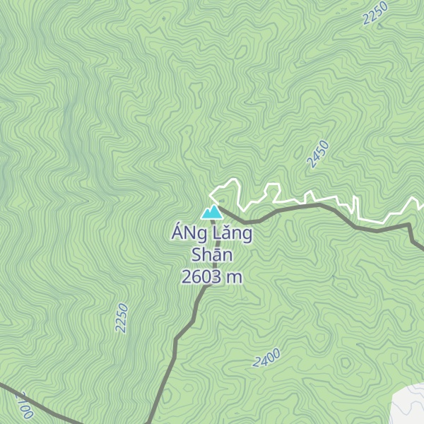 Map of ÁNg Lǎng Shān