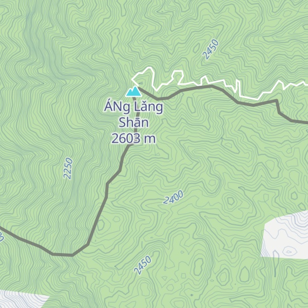 Map of An-lung Shan