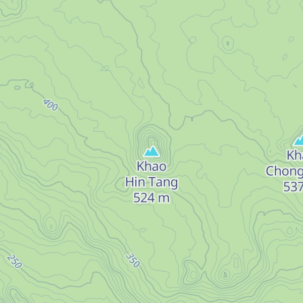 Map of Khao Hin Tang