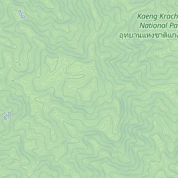 Map of Khao Phanoen Thung