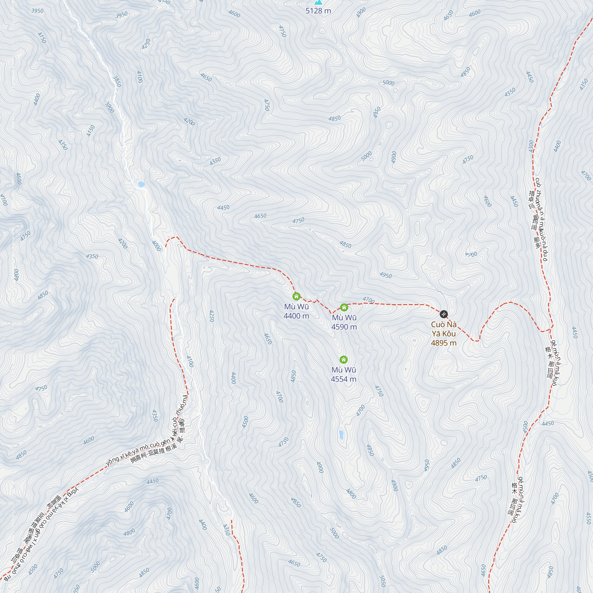Mù Wū map