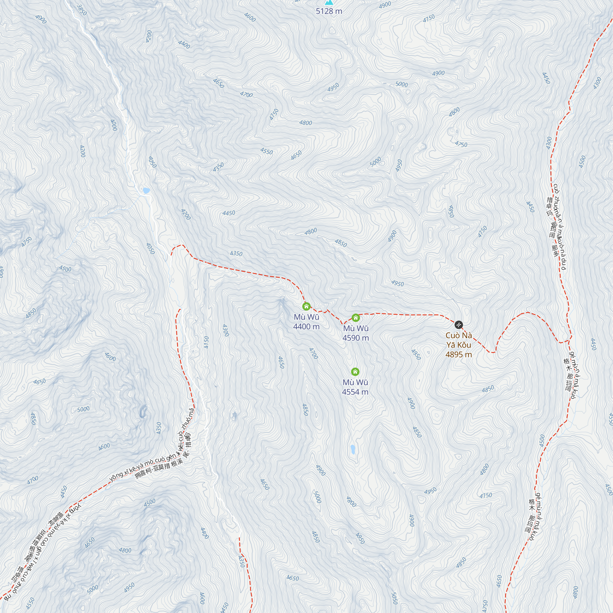 Mù Wū map