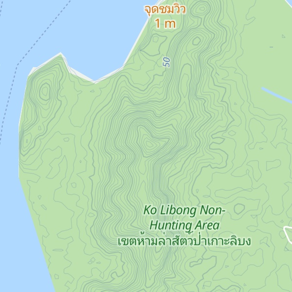 Map of Khao Ta Li Bong