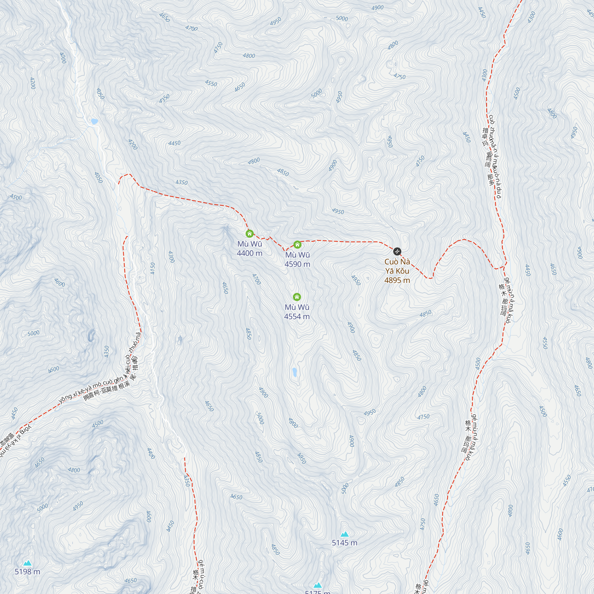 Mù Wū map