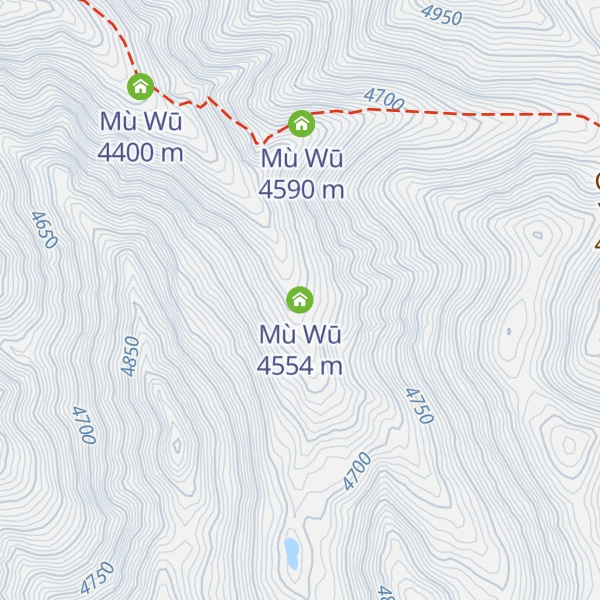 Map of Mù Wū