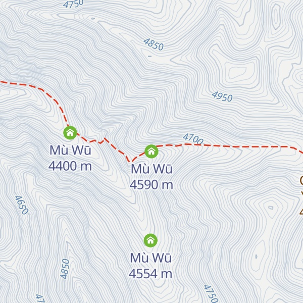 Map of Mù Wū