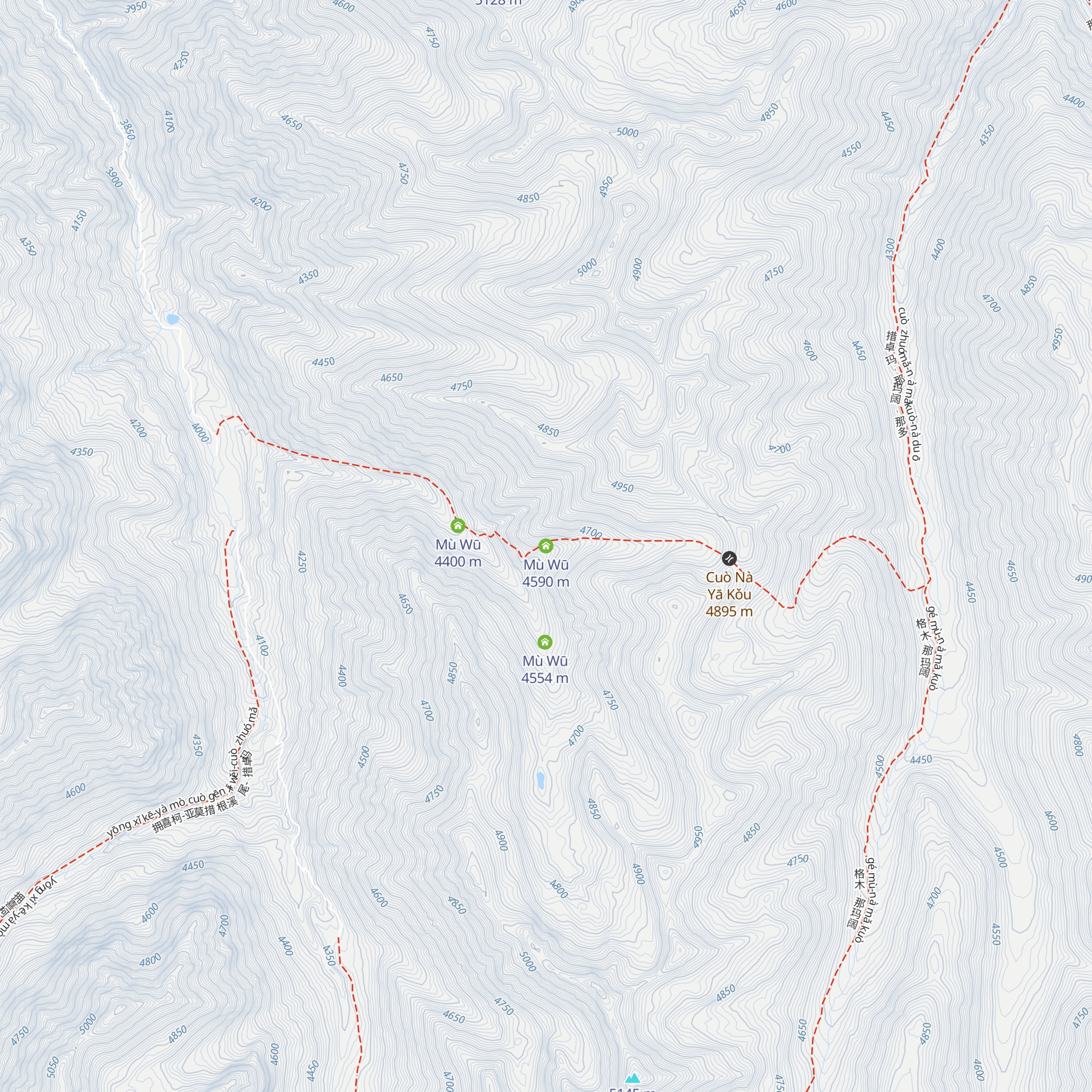 Mù Wū map