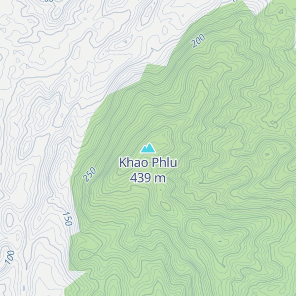 Map of Khao Phlu