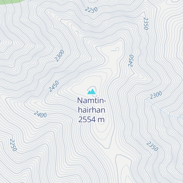 Map of Namtin-hairhan