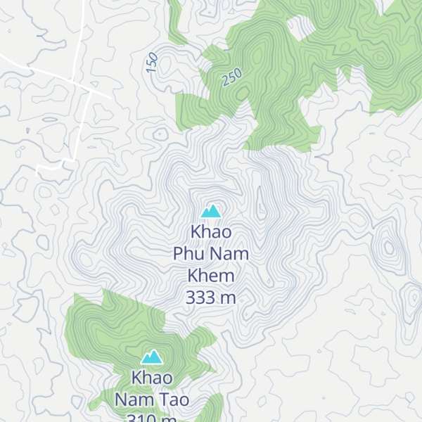 Map of Khao Phu Nam Khem