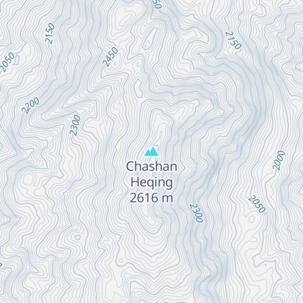 Map of Chashan Heqing