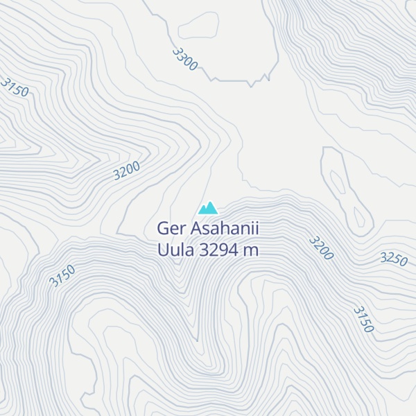 Map of Ger Asahanii Uula