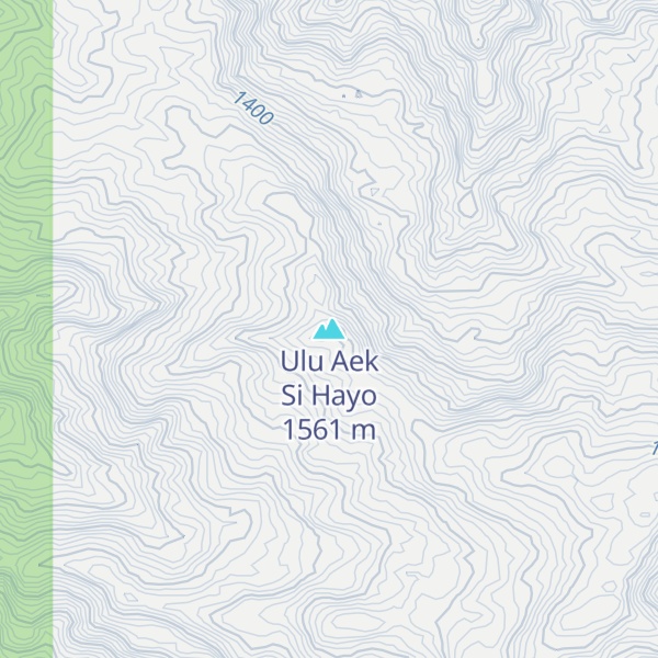 Map of Ulu Aek Si Hayo