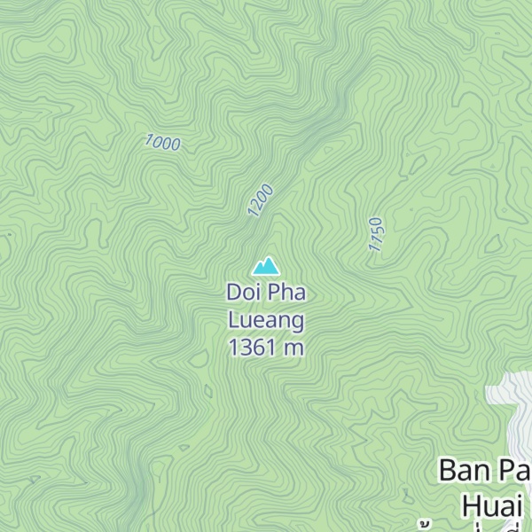 Map of Doi Pha Lueang