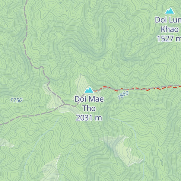 Map of Doi Lanka Luang