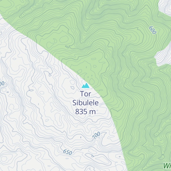 Map of Tor Sibulele