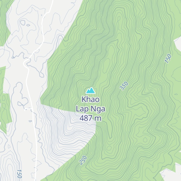 Map of Khao Lap Nga