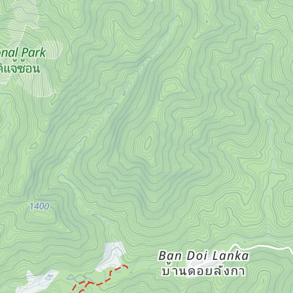 Map of Doi Chik Chong