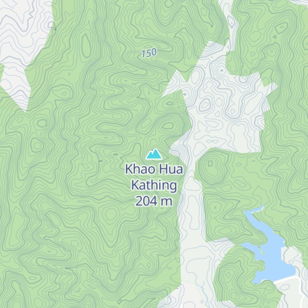 Map of Khao Hua Kathing
