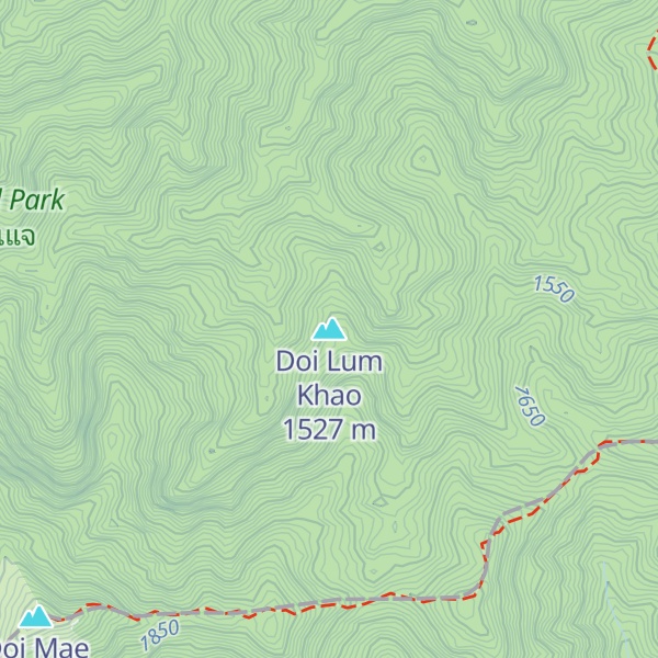 Map of Doi Lum Khao
