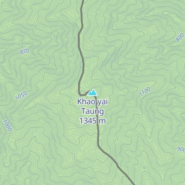 Map of Khao yai Taung