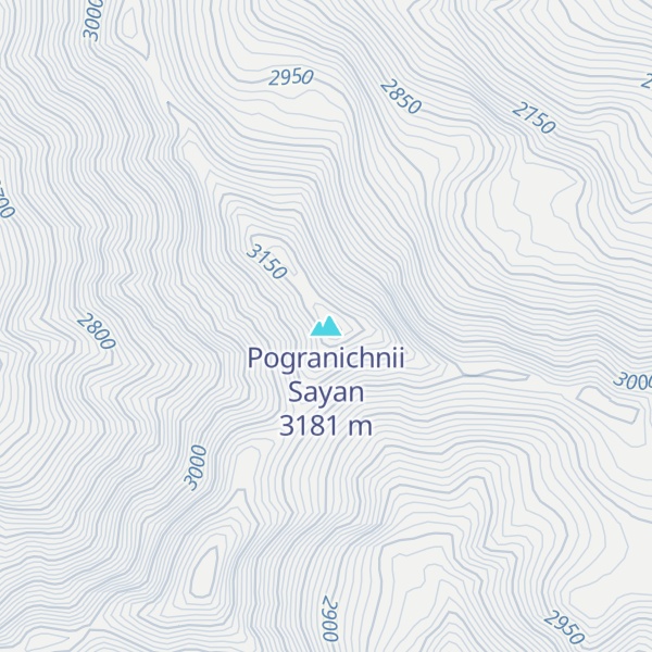 Map of Pogranichnii Sayan