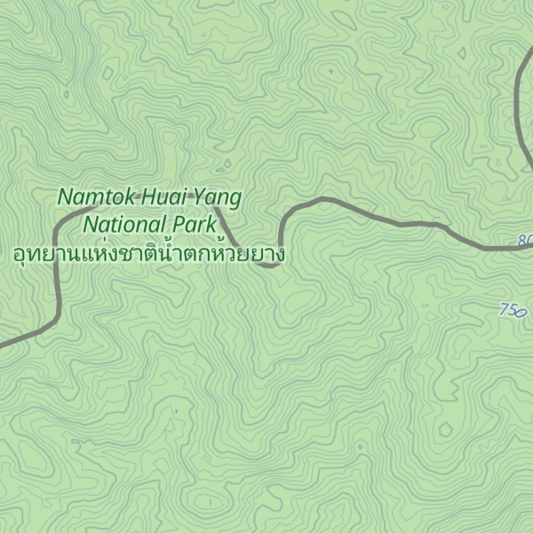 Map of Khao Yai