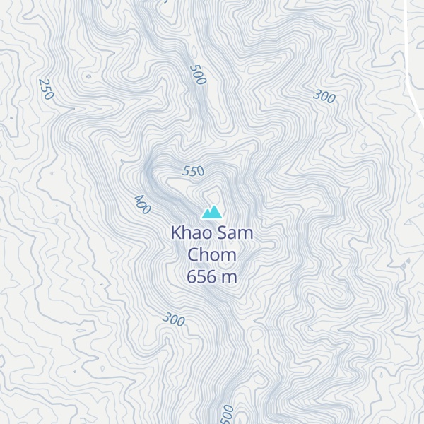 Map of Khao Sam Chom
