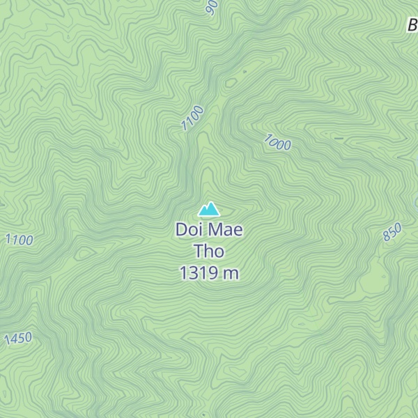 Map of Doi Mae Tho
