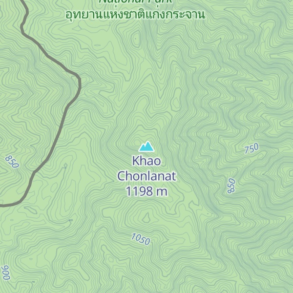 Map of Khao Chonlanat