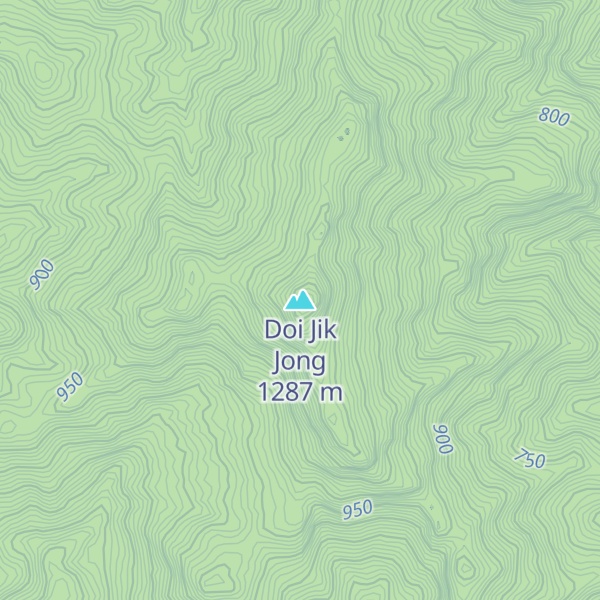 Map of Doi Jik Jong