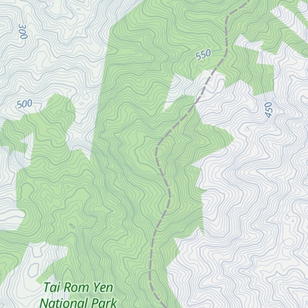 Map of Khao Phru Kam