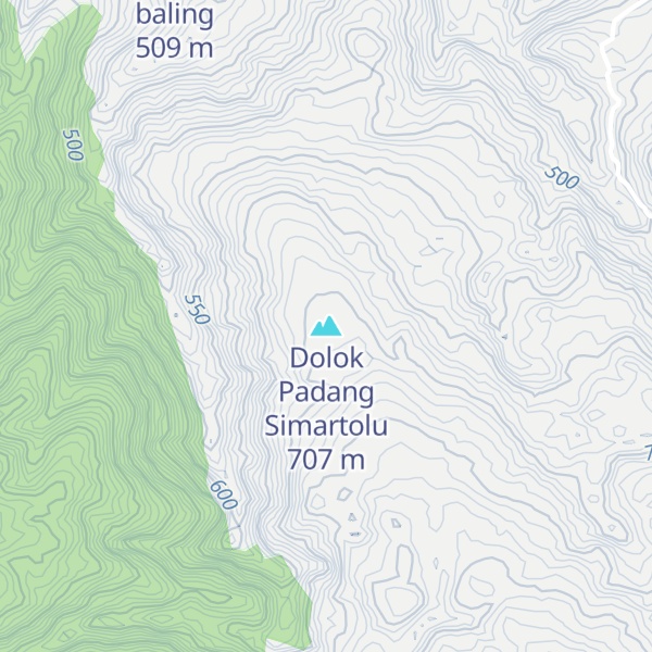 Map of Dolok Padang Simartolu