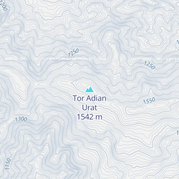 Map of Tor Adian Urat