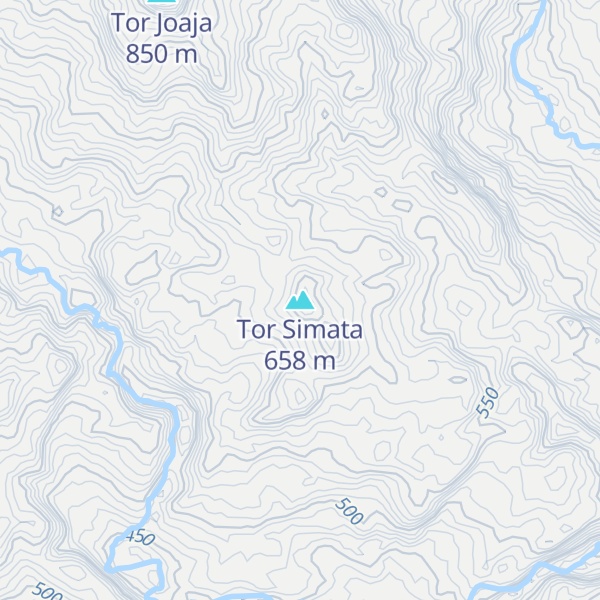 Map of Tor Simata