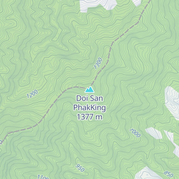 Map of Doi San PhakKing