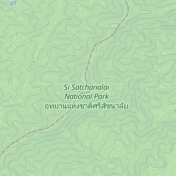 Map of Doi Mae Mok