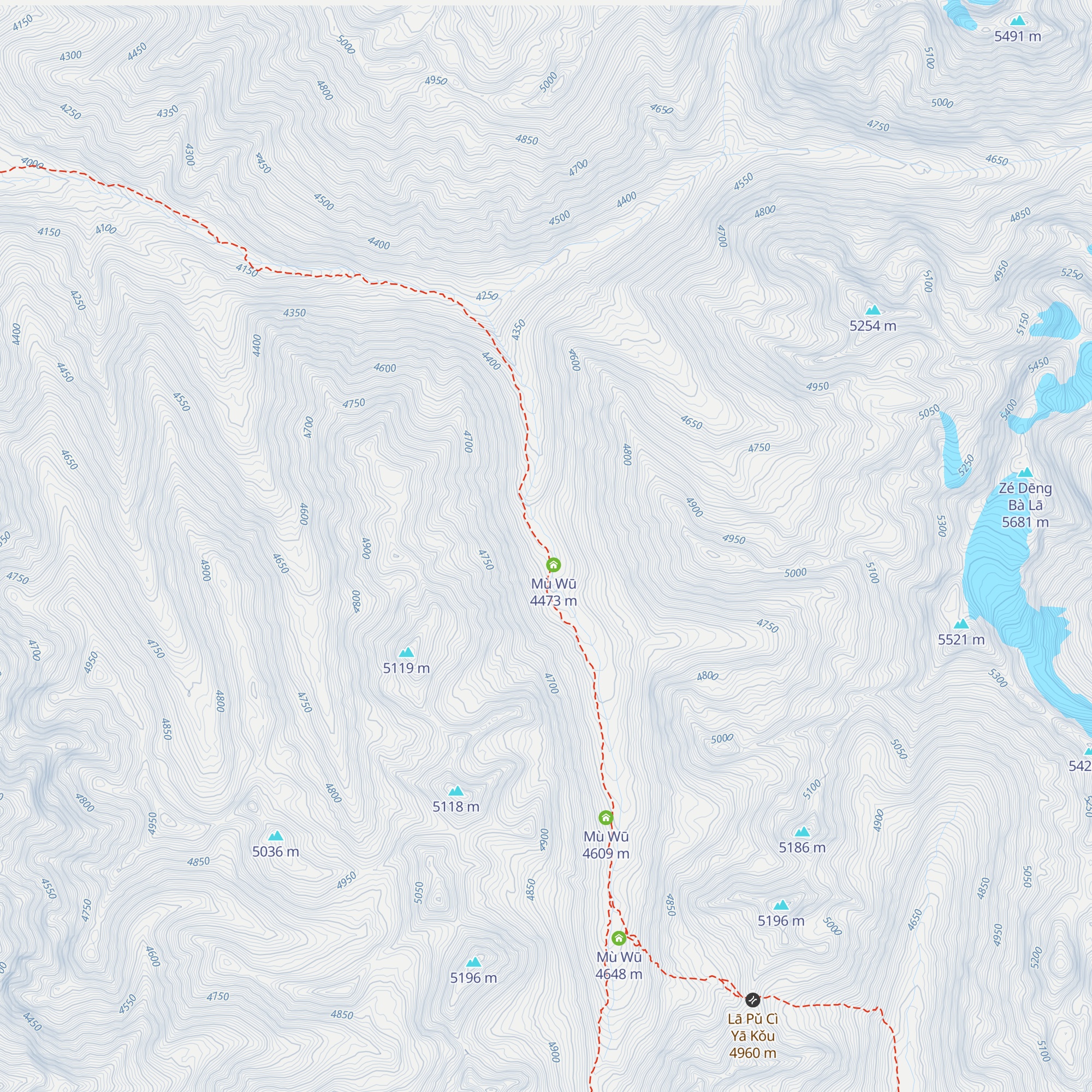 Mù Wū map